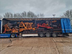 2 large cultivators dismantled and loaded for export! Part 2