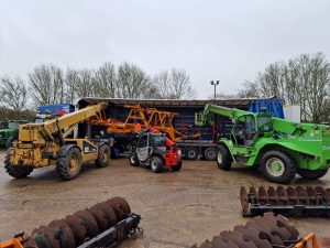 2 large cultivators dismantled and loaded for export! Part 1