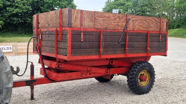 4 Ton Wooden Side High Tip Trailer